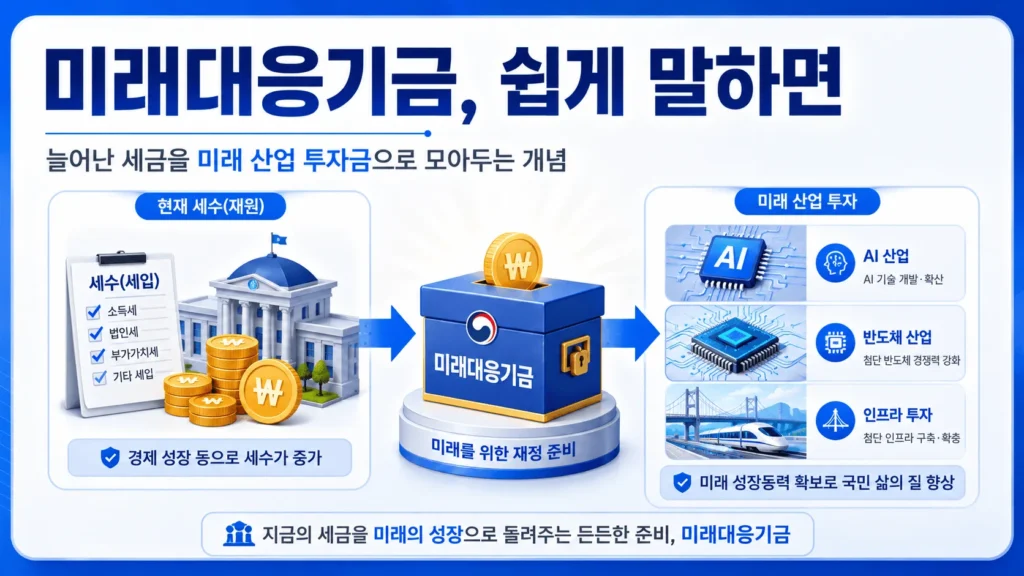 미래대응기금 신설, 단순 정책이 아닌 성장 구조 변화