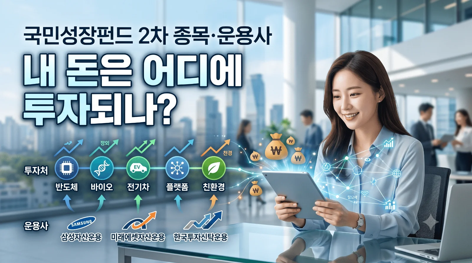 국민성장펀드 2차 종목·운용사｜삼성·미래에셋·KB 중 어디를 골라야 할까?